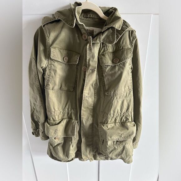J. Crew Military Utility Jacket Green - Picture 4 of 15